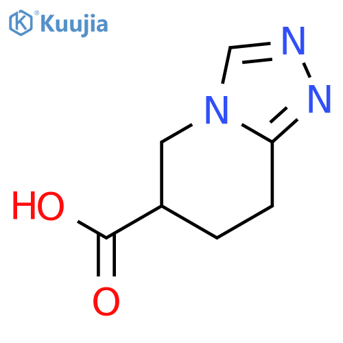 5H,6H,7H,8H-[1,2,4]triazolo[4,3-a]pyridine-6-carboxylic acid structure