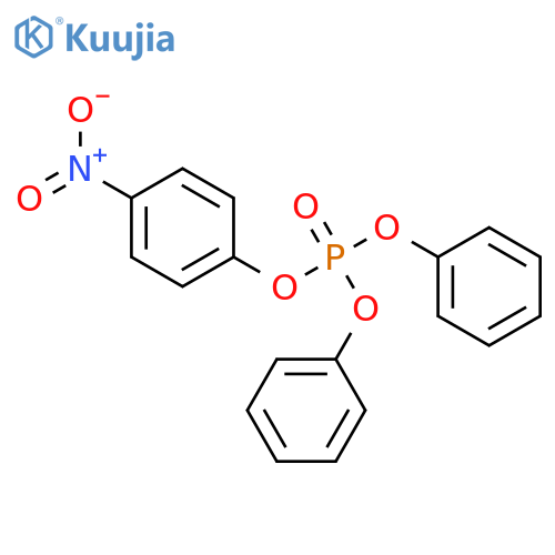 Phosphoric acid,4-nitrophenyl diphenyl ester structure