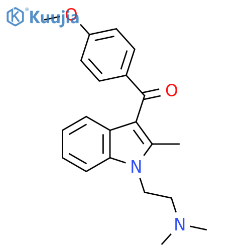 Methanone,[1-[2-(dimethylamino)ethyl]-2-methyl-1H-indol-3-yl](4-methoxyphenyl)- structure