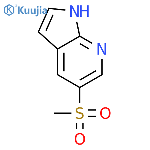 5-methanesulfonyl-1H-pyrrolo[2,3-b]pyridine structure