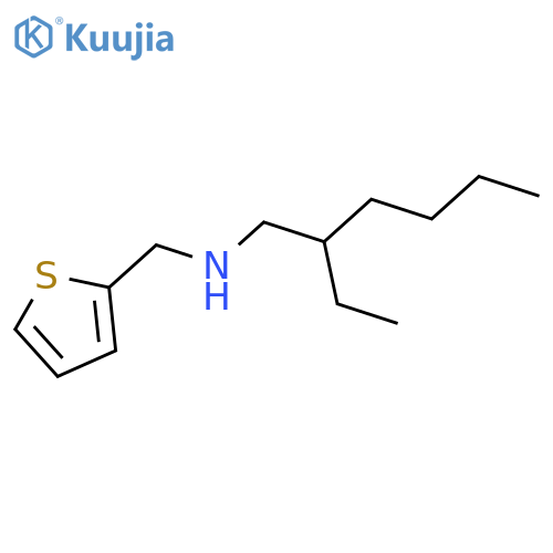 (2-ethylhexyl)(thiophen-2-yl)methylamine structure