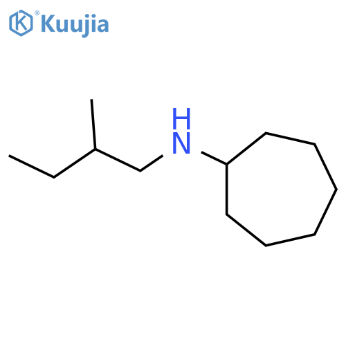 N-(2-methylbutyl)cycloheptanamine structure