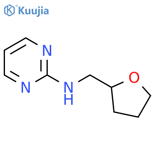N-[(oxolan-2-yl)methyl]pyrimidin-2-amine structure
