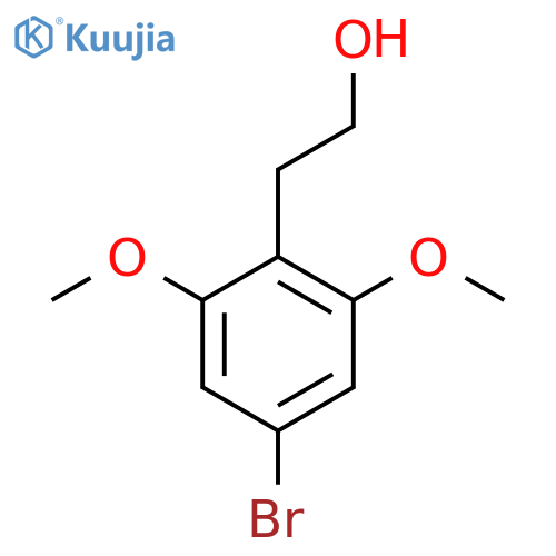 2-(4-bromo-2,6-dimethoxyphenyl)ethan-1-ol structure