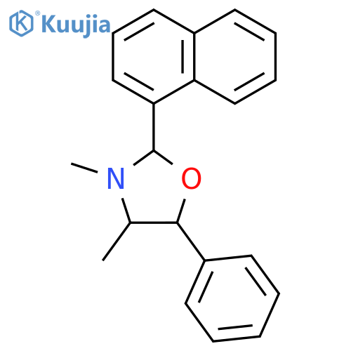 Oxazolidine, 3,4-dimethyl-2-(1-naphthalenyl)-5-phenyl- structure