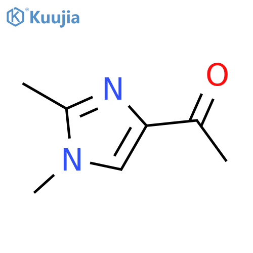 1-(1,2-Dimethyl-1H-imidazol-4-yl)ethan-1-one structure