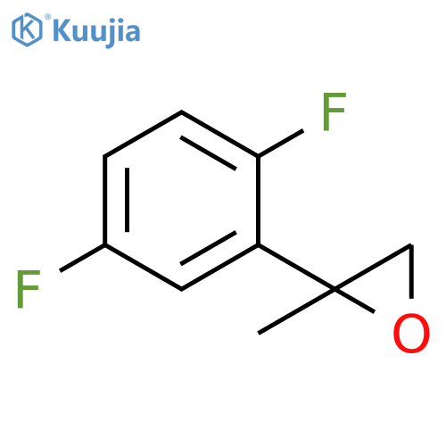 2-(2,5-difluorophenyl)-2-methyloxirane structure