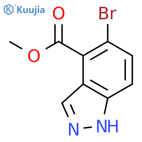 Methyl 5-bromo-1H-indazole-4-carboxylate structure