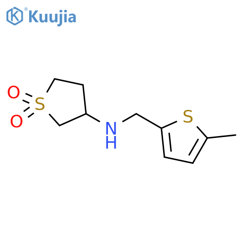 3-{[(5-methylthiophen-2-yl)methyl]amino}-1λ?-thiolane-1,1-dione structure