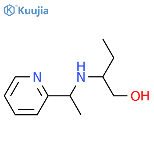 2-{[1-(pyridin-2-yl)ethyl]amino}butan-1-ol structure