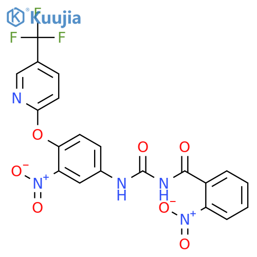 Benzamide,2-nitro-N-[[[3-nitro-4-[[5-(trifluoromethyl)-2-pyridinyl]oxy]phenyl]amino]carbonyl]- structure