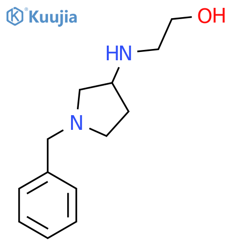 2-(1-Benzyl-pyrrolidin-3-ylamino)-ethanol structure