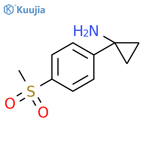 1-4-(Methylsulfonyl)phenylcyclopropanamine structure