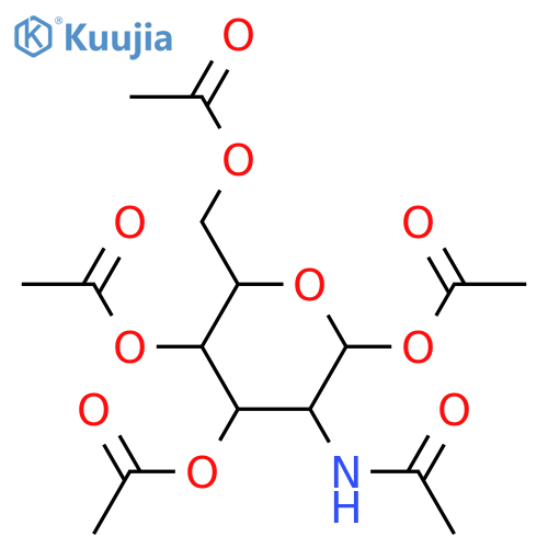 2-Acetamido-1,3,4,6-tetra-O-acetyl-2-deoxy-a-D-galactopyranose structure