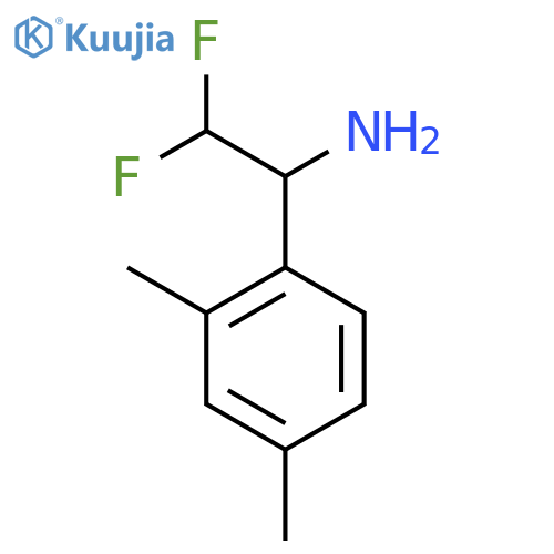 1-(2,4-dimethylphenyl)-2,2-difluoroethan-1-amine structure