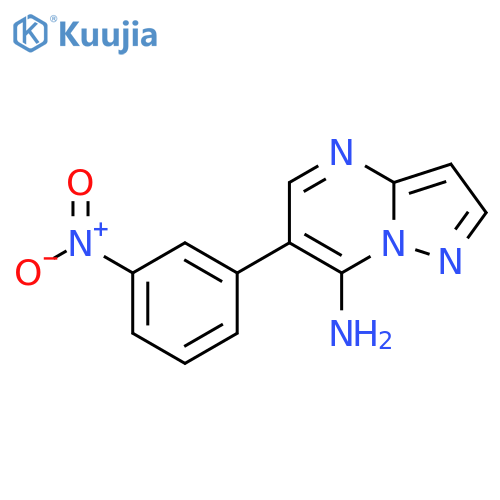6-(3-Nitrophenyl)pyrazolo[1,5-A]pyrimidin-7-amine structure
