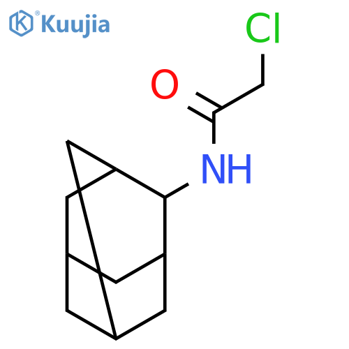 N-(Adamantan-2-yl)-2-chloroacetamide structure