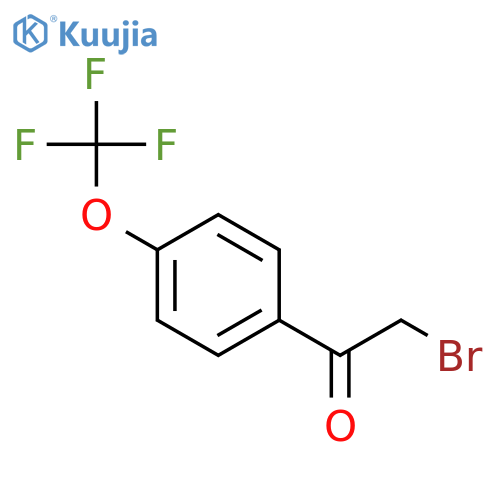 2-bromo-1-[4-(trifluoromethoxy)phenyl]ethan-1-one structure