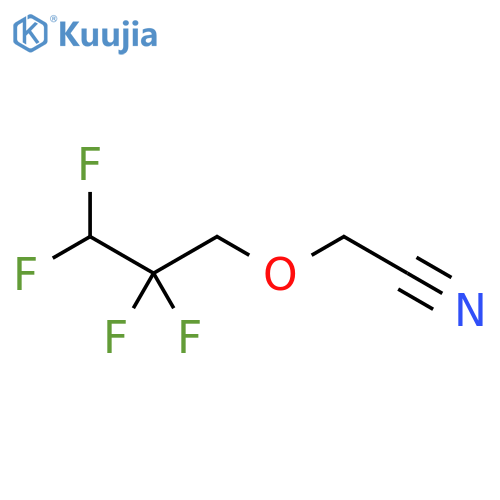 2-(2,2,3,3-tetrafluoropropoxy)acetonitrile structure