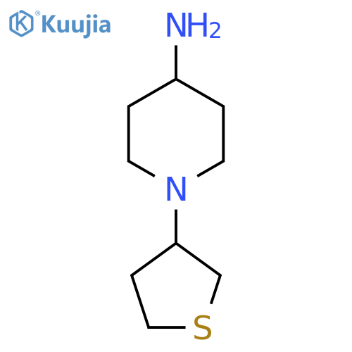 1-(Thiolan-3-yl)piperidin-4-amine structure