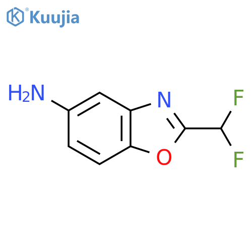 2-(Difluoromethyl)-1,3-benzoxazol-5-amine structure