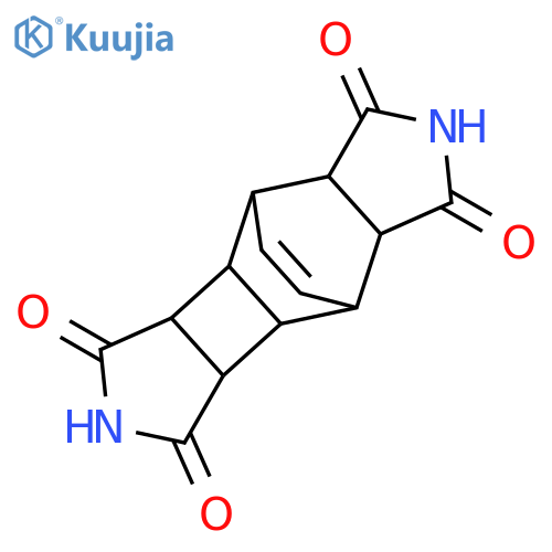4,8-Ethenopyrrolo[3',4':3,4]cyclobut[1,2-f]isoindole-1,3,5,7(2H,6H)-tetrone,3a,3b,4,4a,7a,8,8a,8b-octahydro-, (3aR,3bS,4R,4aR,7aS,8S,8aR,8bS)-rel- structure