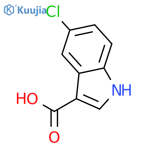 5-Chloroindole-3-carboxylic acid structure