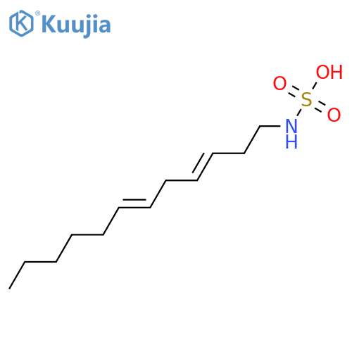 N-(3,6-Dodecadienyl)sulfamic acid structure