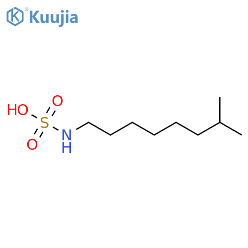 N-(7-Methyloctyl)sulfamic acid structure