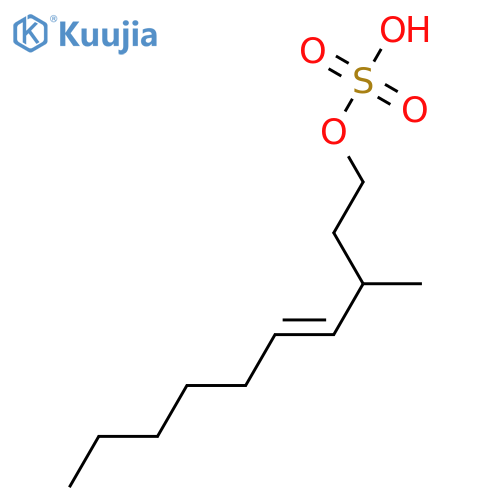 3-Methyl-4-decen-1-ol; (3S,4E)-form, O-Sulfate structure