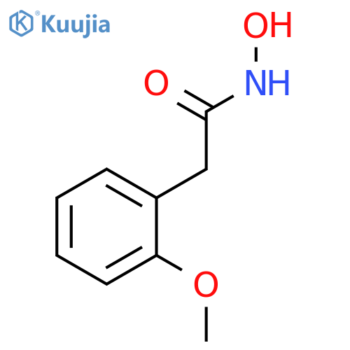 Benzeneacetamide, N-hydroxy-2-methoxy- structure