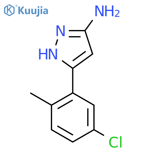 3-(5-Chloro-2-methylphenyl)-1h-pyrazol-5-amine structure