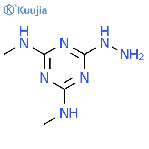 1,3,5-Triazine-2,4-diamine,6-hydrazinyl-N2,N4-dimethyl- structure