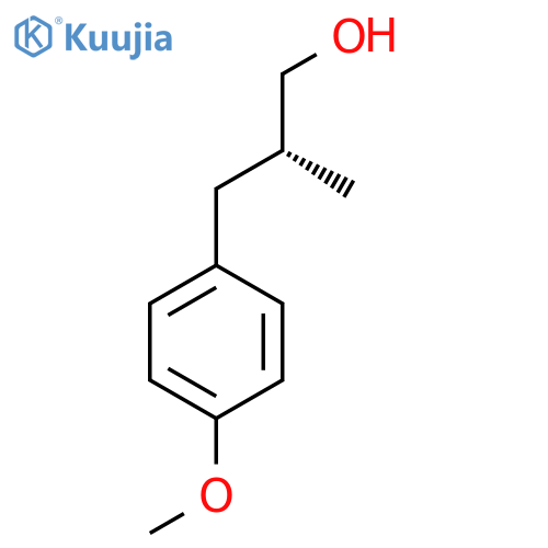 (2R)-3-(4-methoxyphenyl)-2-methylpropan-1-ol structure