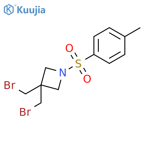 3,3-bis(bromomethyl)-1-(4-methylbenzenesulfonyl)azetidine structure
