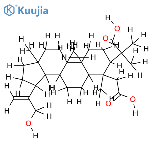 30-hydroxy-2,3-seco-lup-20(29)ene-2,3-dioic acid structure