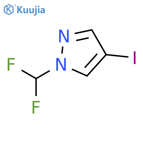 1-(Difluoromethyl)-4-iodo-1H-pyrazole structure