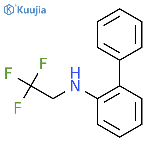 N-(2,2,2-trifluoroethyl)biphenyl-2-amine structure