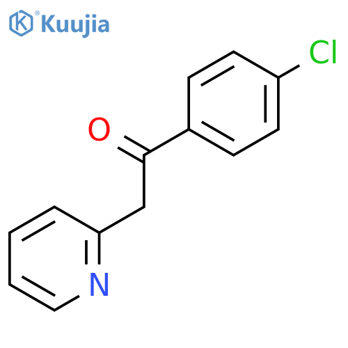 1-(4-Chlorophenyl)-2-(pyridin-2-yl)ethan-1-one structure