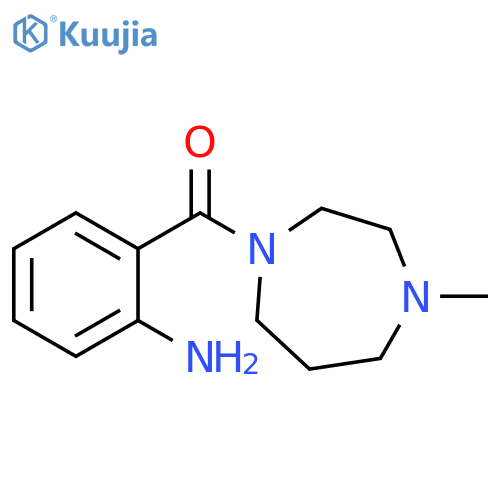 2-(4-methyl-1,4-diazepane-1-carbonyl)aniline structure