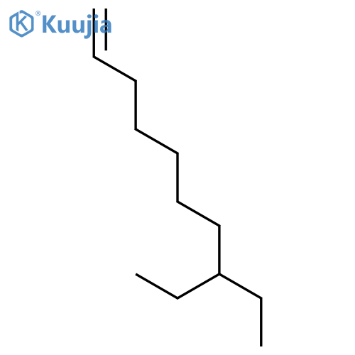 1-Decene, 8-ethyl- structure