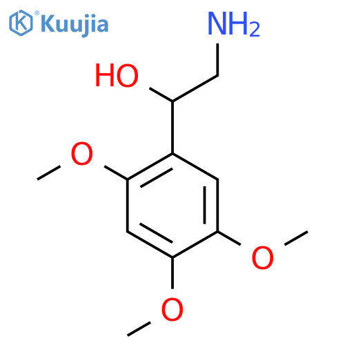 2-amino-1-(2,4,5-trimethoxyphenyl)ethan-1-ol structure