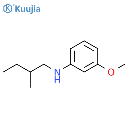 3-methoxy-N-(2-methylbutyl)aniline structure