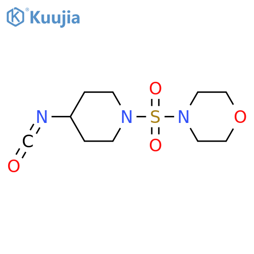 4-[(4-isocyanatopiperidin-1-yl)sulfonyl]morpholine structure