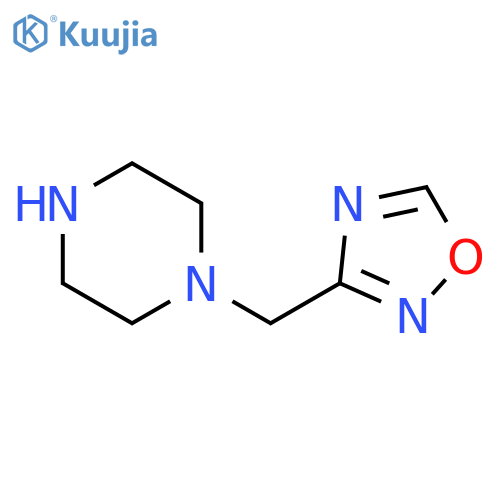 1-(1,2,4-oxadiazol-3-yl)methylpiperazine structure