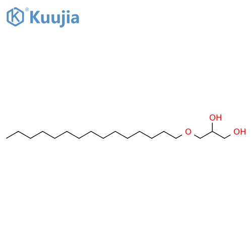 1,2-Propanediol, 3-(pentadecyloxy)- structure
