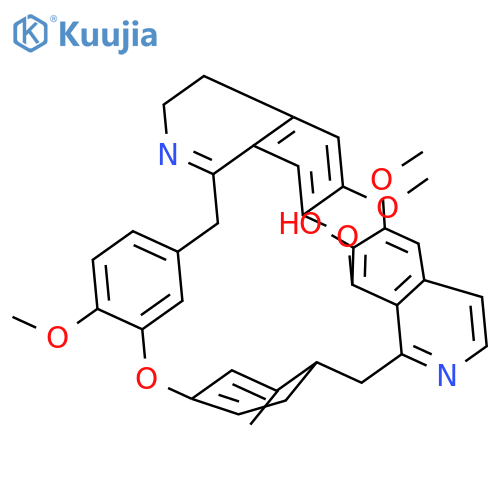 2H-1,24:12,15-Dietheno-6,10-metheno-16H-pyrido[2',3':17,18][1,10]dioxacycloeicosino[2,3,4-ij]isoquinolin-22-ol,3,5-dihydro-9,21,26-trimethoxy- (9CI) structure