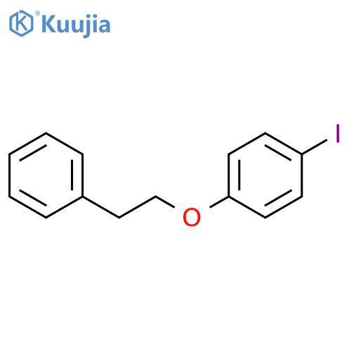 1-iodo-4-(2-phenylethoxy)benzene structure