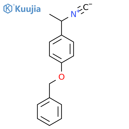 1-(benzyloxy)-4-(1-isocyanoethyl)benzene structure