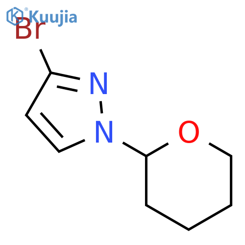 3-bromo-1-(oxan-2-yl)-1h-pyrazole structure